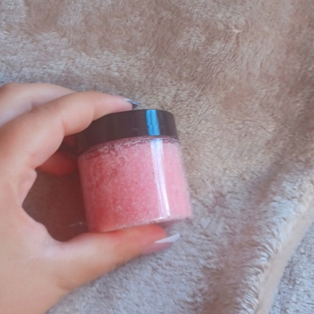 New release edible cotton candy lip scrub